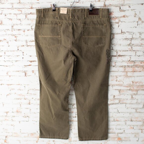 RedHead Brand Co. Canvas Pants Men’s 44x32 Brown Olive Utility Jeans - Picture 6 of 10